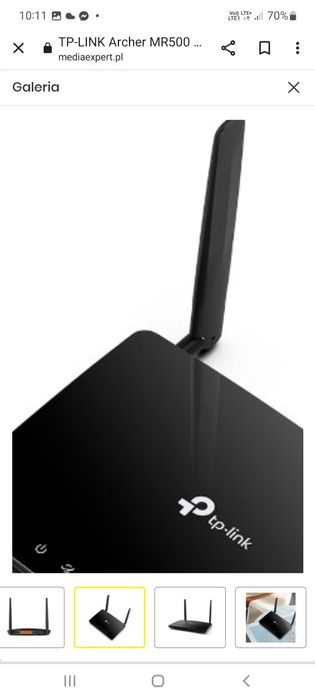 Ruter wf LTE 6 Tp Link Archer MR 500