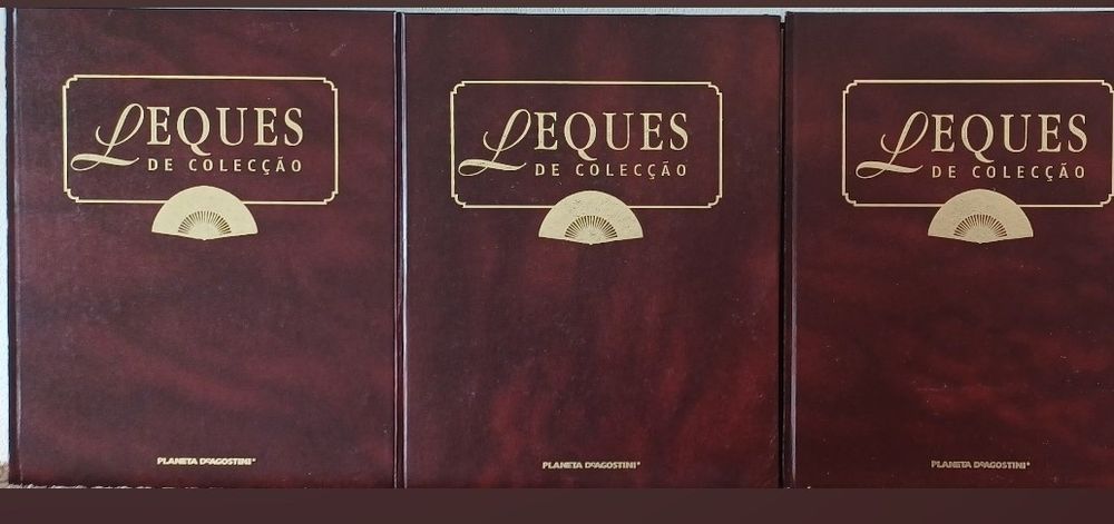 Leques 3 Livros em bom estado