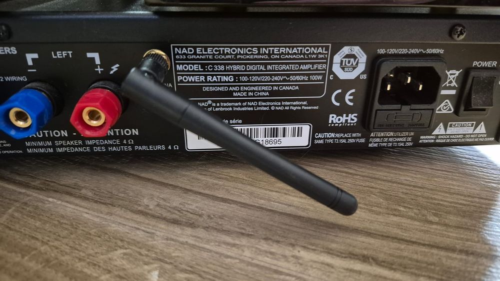 Kolumny B&W 707 S2 plus wzmacniacz zintegrowany NAD C338 8