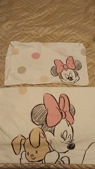 Kołdra 100x135 poduszka 40x60 dla dziecka z 3 kompletami poszewek