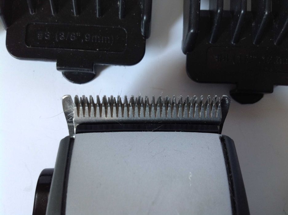 Машинка для стрижки (полурабочая) Domotec MS-4610 насадки ножницы