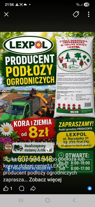 Podłoże warzywne ,Duczki ,Dostawa