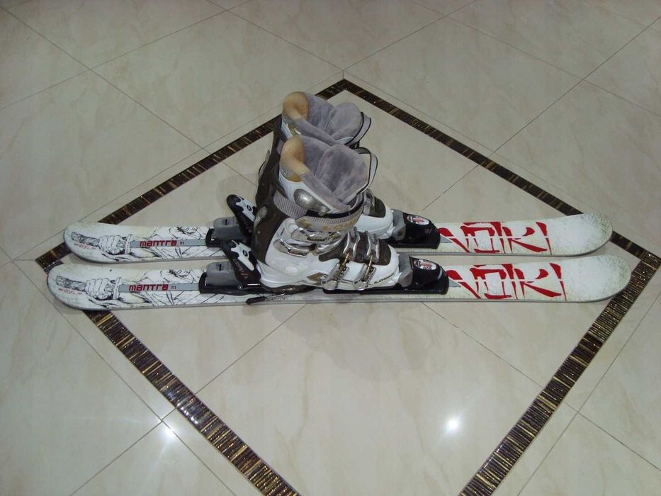 Nowe narty VOLKL MANTRA 118CM 120CM+BUTY 23,5CM rozm.37 komplet
