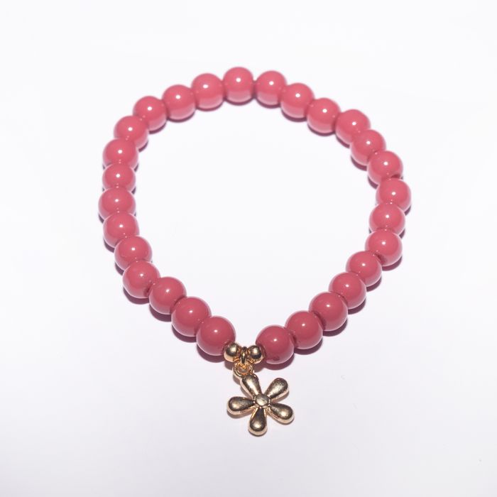 Bransoletka z kwiatkiem