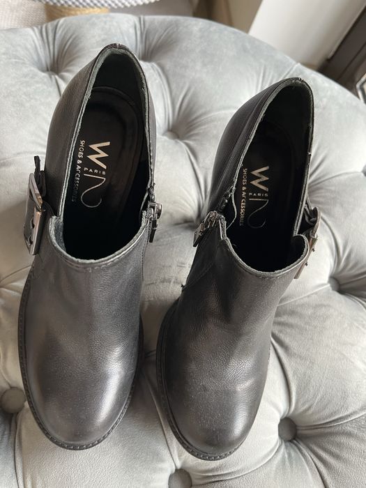 Botki buty Wagoon Paris Nowe skórzane piękne