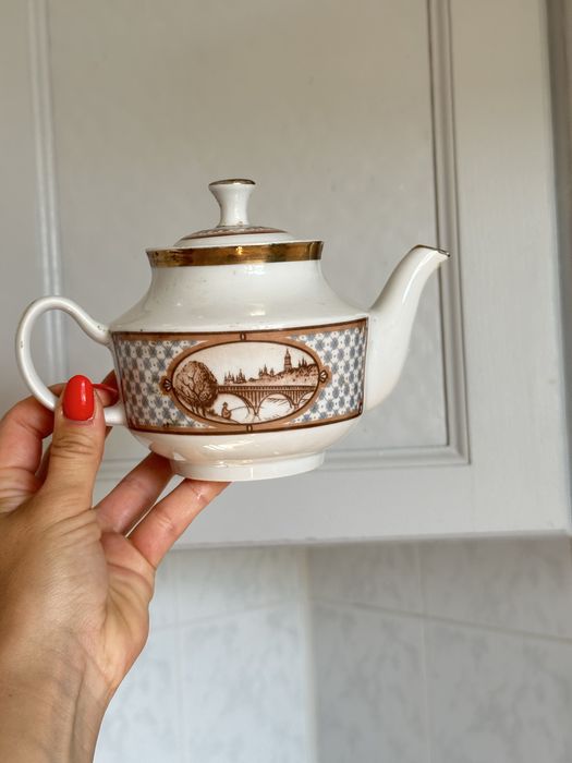 Посуд ссср, совецкий, сахарниця, чайник єгипетський