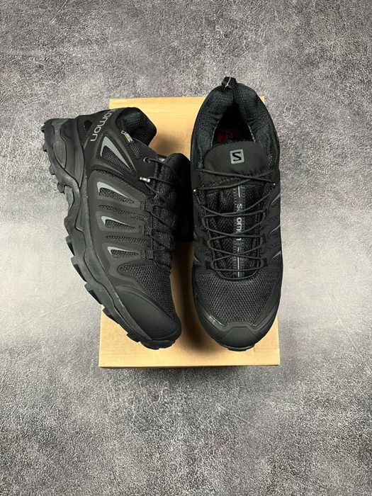 Кросівки Salomon X Ultra 3 Prime Gore-Tex Black | Чорні Гор текс