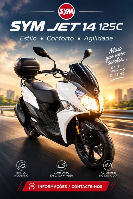 Scooter sym jet 14