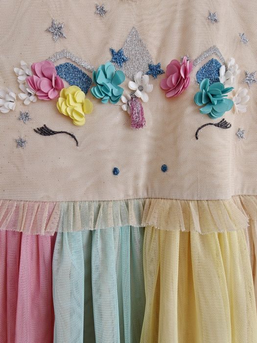 Сукня Next, 110р, 4-5р, Єдиноріг/ Веселка