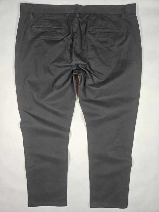 NEXT slim fit czarne spodnie materiałowe chino W40L32 102cm