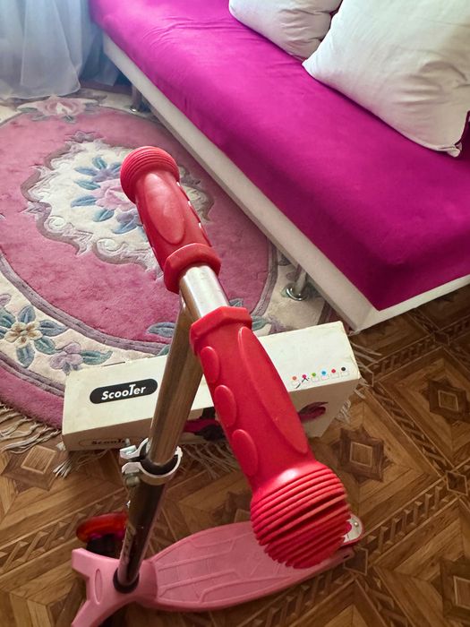 Самокат Scooter трехколесный  для девочки