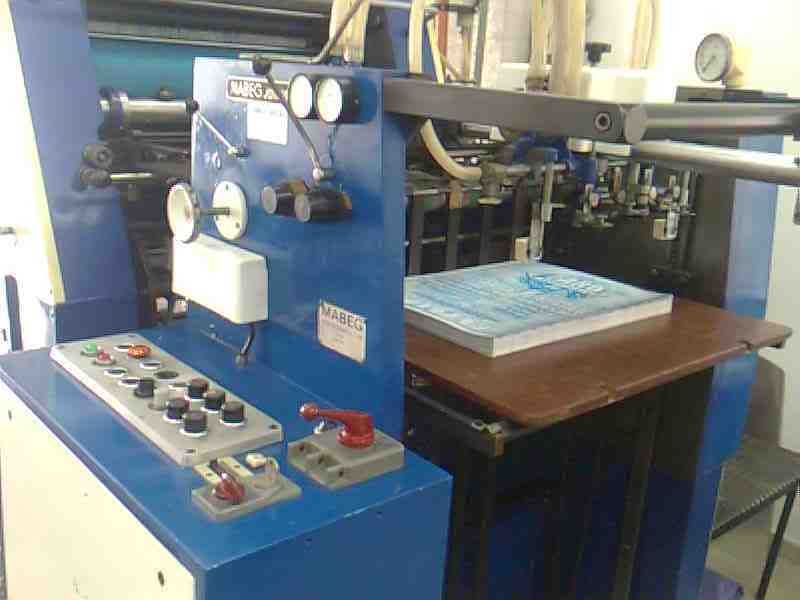 vendemos carteira e lote de máquinas gráficas