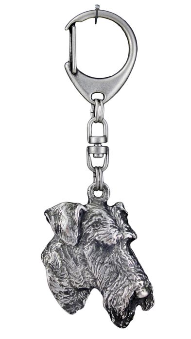 Airedale Terrier brelok posrebrzany Art-Dog