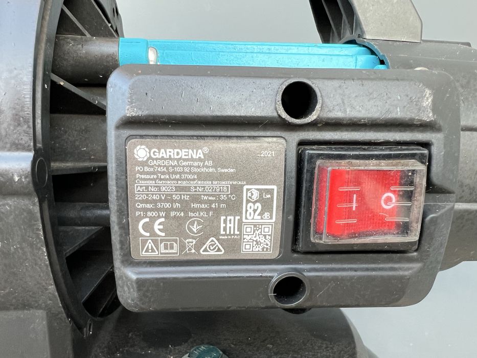 Gardena 3700/4 pompa wody, hydrofor