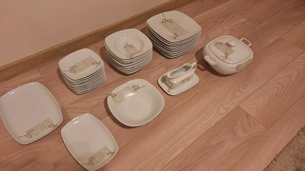 zastawa stołowa 12 osób, serwis obiadowy