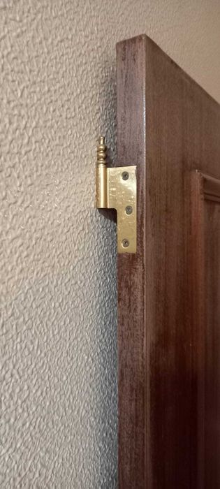 2 X Portas Madeira | Detalhes dourados