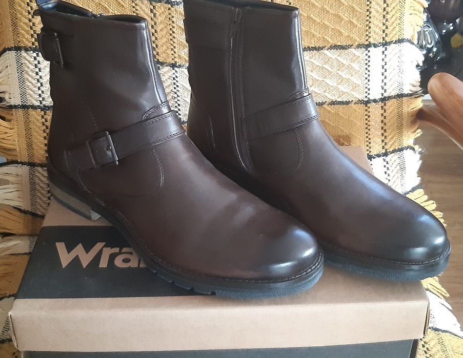 Buty Wrangler- skóra- Nowe- Klasyk