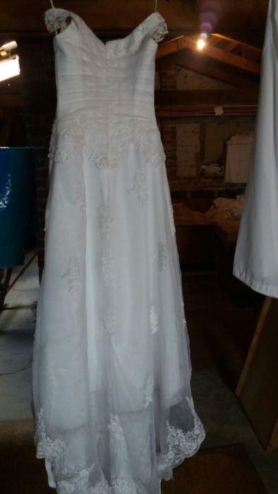 Suknia ślubna rozm.36-38 wysyłka