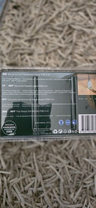 Conjuntos de brocas fresadoras/forstner