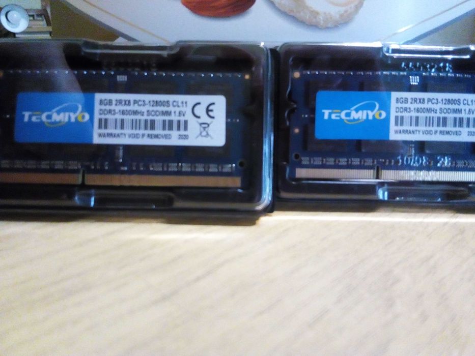 Пам'ять ноутбучна TЕCMIYO 1600MHz SO-DIMM 8 гігабайт DDR3 i DIMM DDR4