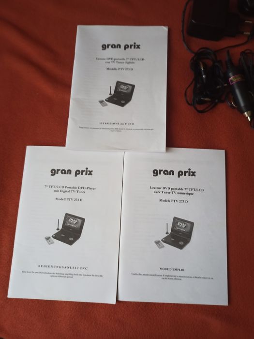 Przenośny samochodowy odtwarzacz DVD GRAN PRIX najprawdopodobniej NOWY