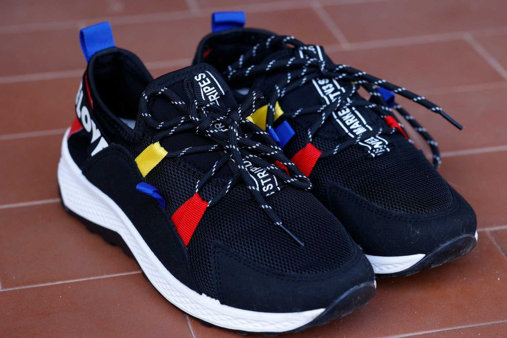 Sapatilhas strips-die Mulher coloridas