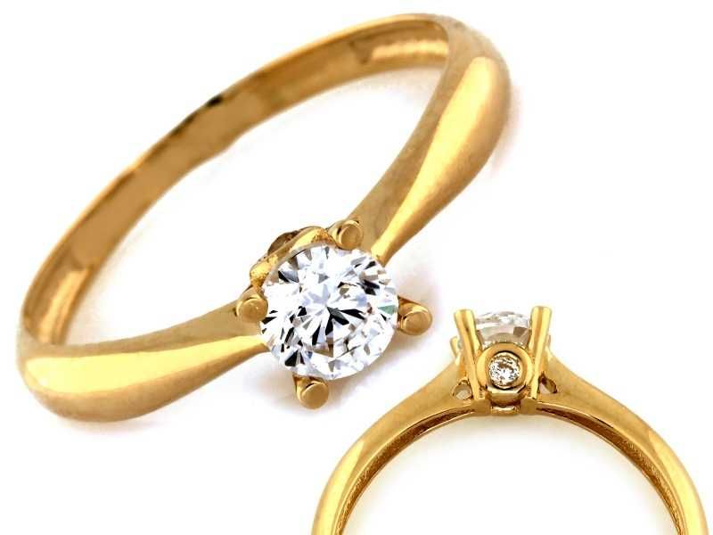 Złoty pierścionek - SPOKO Lombard Pabianice skup złota