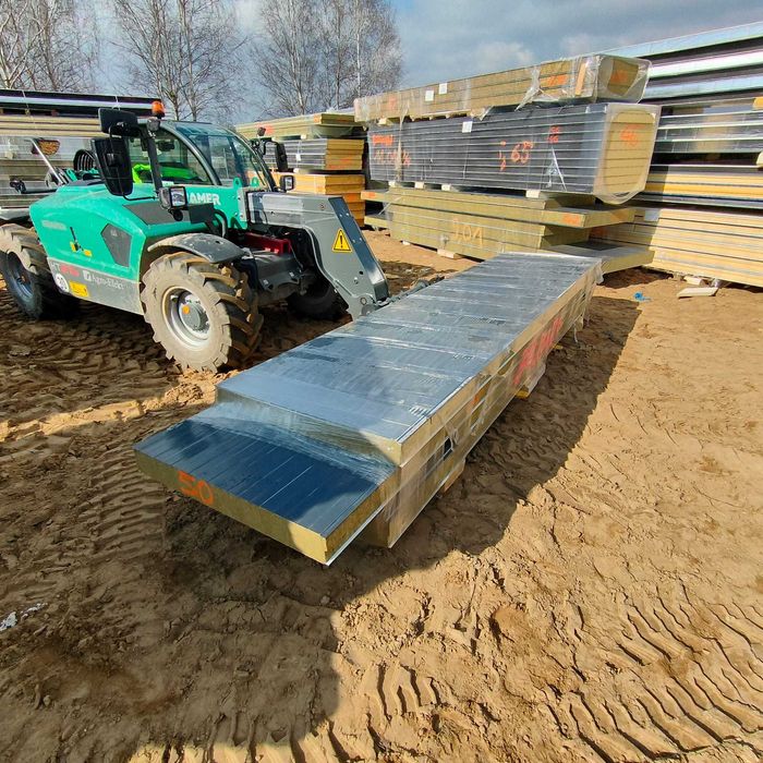 Płyta warst. ściana wełna 39,00 zł netto m2 gr. 110/120/140  mm 2 gat.