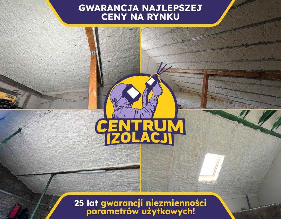 Ocieplanie PIANĄ PUR | Ocieplenie dachu PIANĄ PUR | Ocieplenie poddasza PIANKĄ PUR | Izolacja Poddasza PIANKĄ PUR | PIANA PUR | CELULOZA | PROMOCJA |
