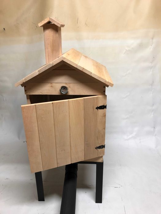 wędzarnia olchowa zestaw  z drzwiczkami i kominkiem