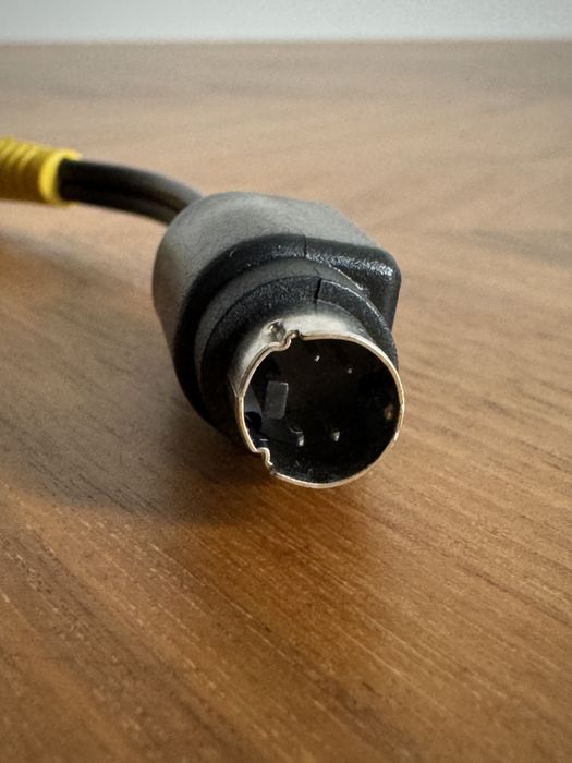 Przejściówka/adapter - RCA na 4-pinowy mini-DIN (S-Video), dł. 14 cm