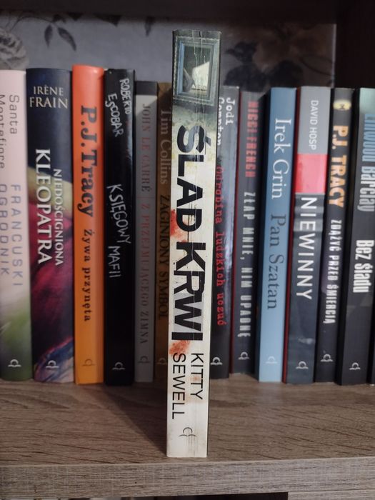 Książka triller Ślad krwi Kitty Sewell