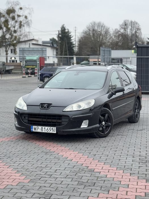 Autokomis TopCar! Peugeot 407sw. 2.0 Lpg. Sklany dach. Hak. Gwarancja!