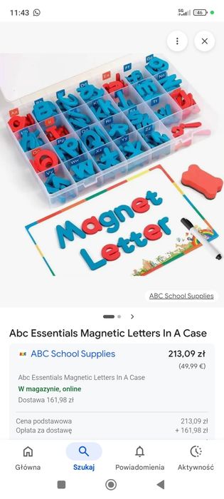 ABC magnetic letters