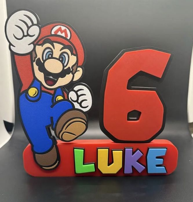 Decoração Personalizada para Aniversários de Crianças | Peças feitas à medida para festa de aniversário | 3D