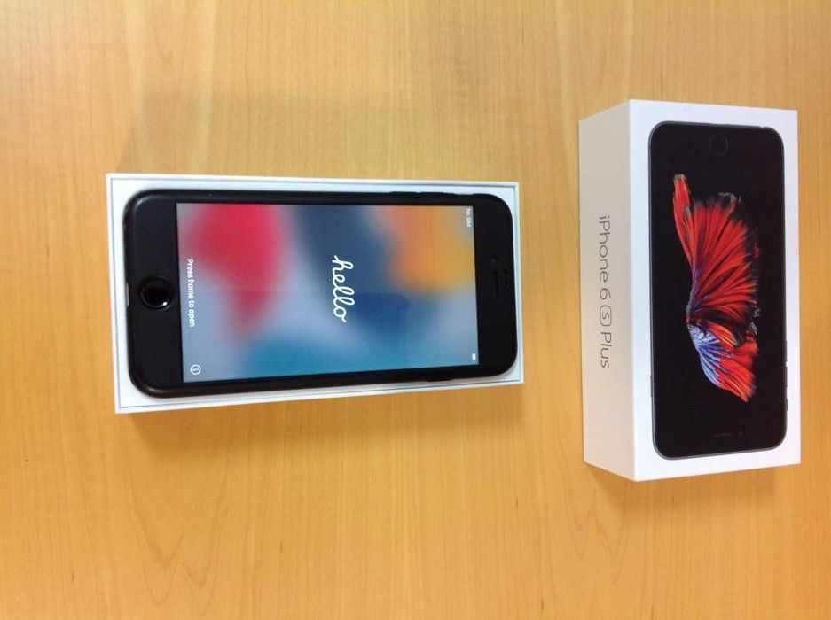 Telemóvel Apple iPhone 6S Plus 64GB Cinza Sideral Como Novo (c/portes)