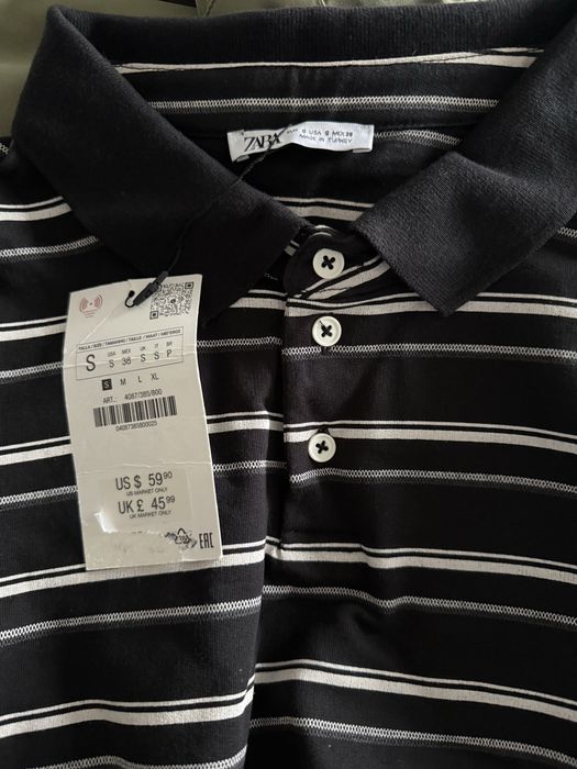 Поло з довгим рукавом Zara, кофта - М