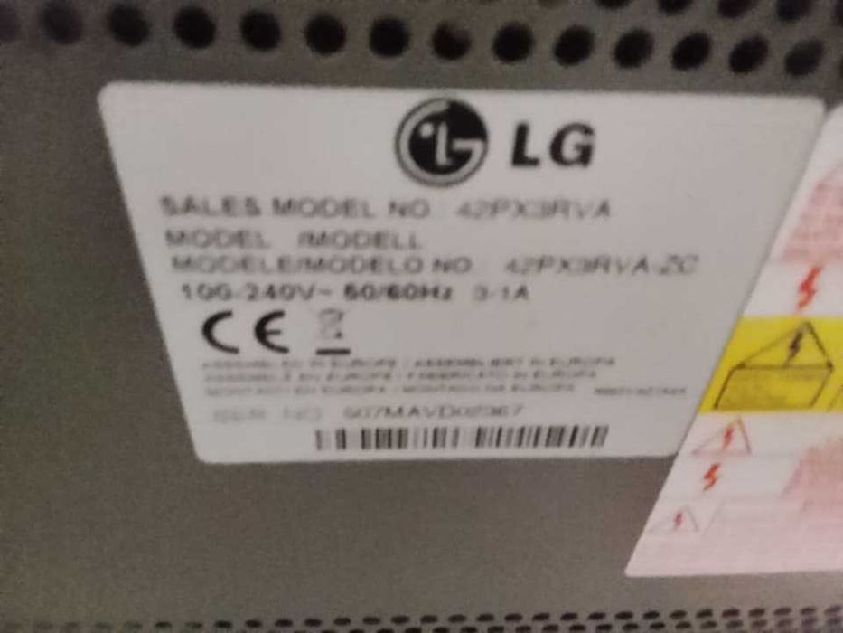 Televisor LG Plasma 42 HDMI