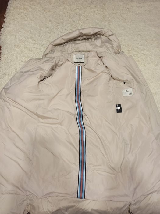 Пальто зимове жіноче, зі вставками штучної овчини (барашек)