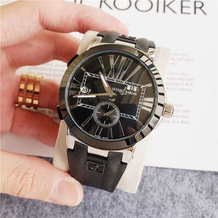Годинник автоматичний  Ulysse Nardin Executive Dual Time black