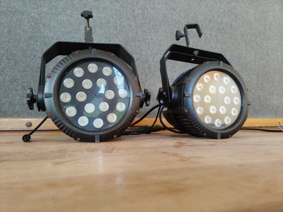 Flash LED PAR 64 18x10W 4in1 RGBW | IP65 - wodoodporny | ZOOM |