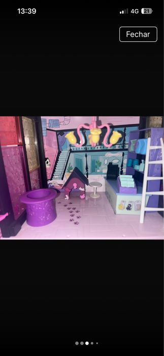 Prédio  Littlest Pet Shop Style Set - 3 Andares Modulares (Blythe’s Room & Pet Shop)