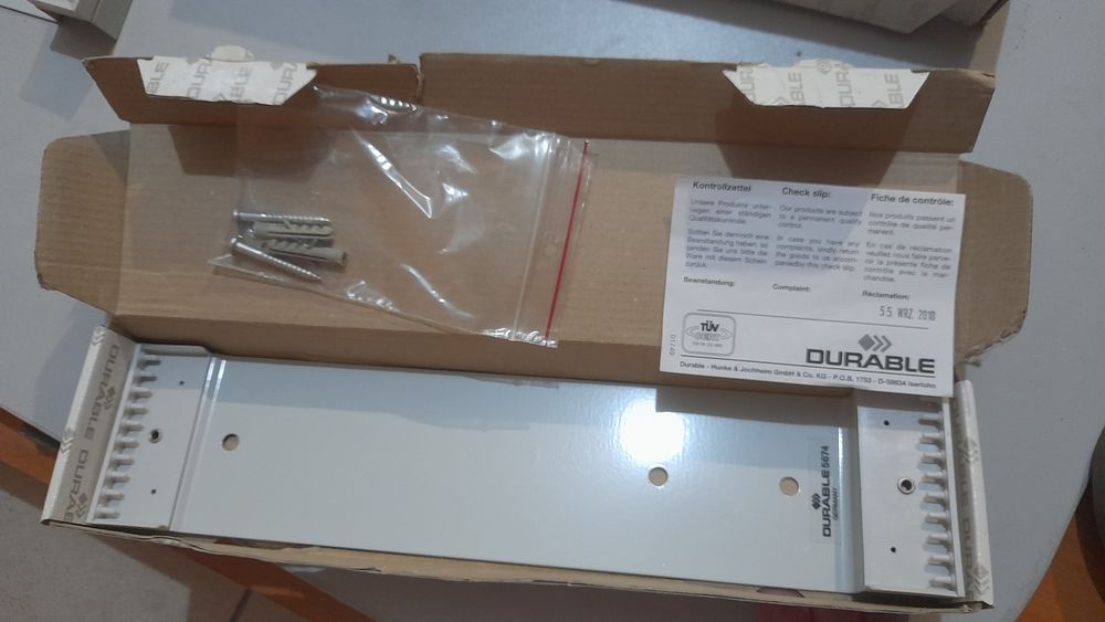 Тримач і Панелі для демонстраційних систем 5674 5606 DURABLE Німеччина