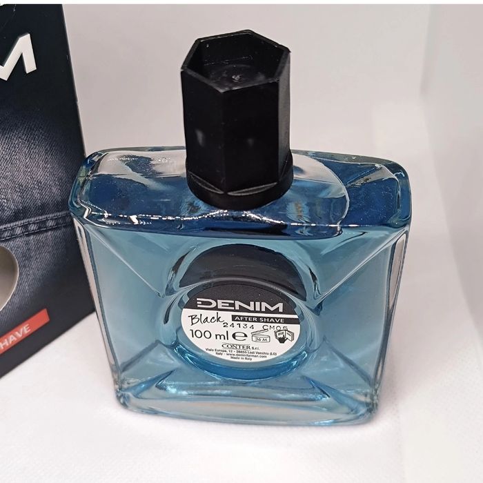 Denim Black After Shave 100ml – Classic Men’s Scent – Made in Italy