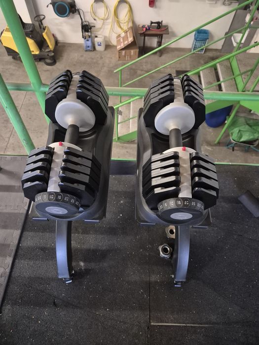Hantle regulowane 25 kg ze stojakiem
