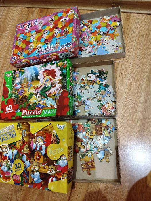 Пазли 60 та 30 деталей