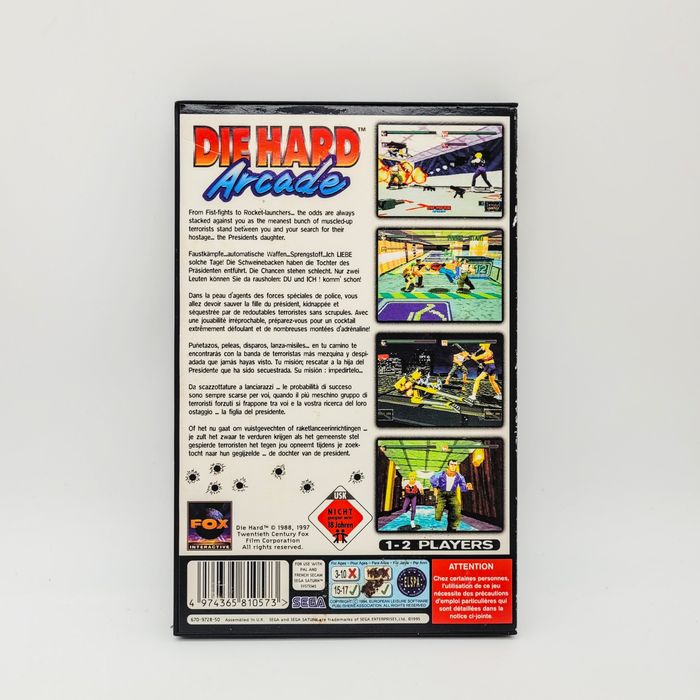 Die Hard Arcade Sega Saturn