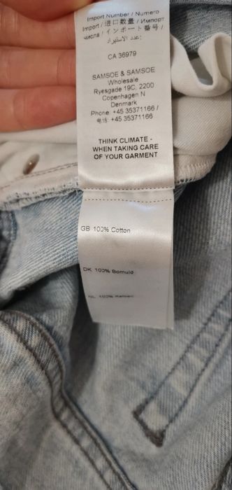Spodnie jeansowe marki Samsoe Samsoe