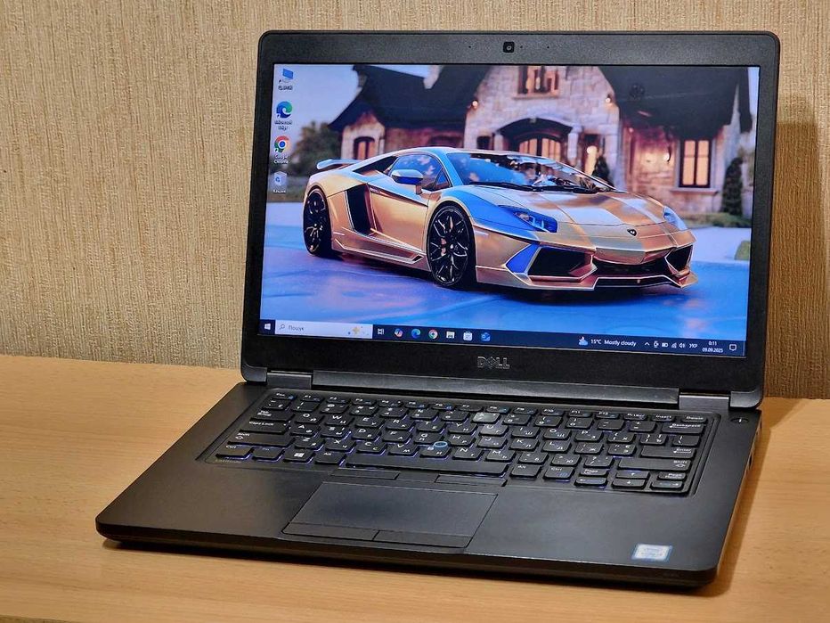 Сучасний ноутбук Dell Latitude 5480 Intel Core i5-7440HQ RAM 8Gb DDR4 SSD 128Gb IPS (1920x1080) Full HD Батарея 8 годин. В гарному стані.