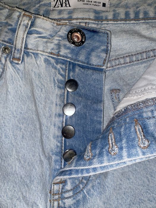 Джинсы zara mom 32 размер